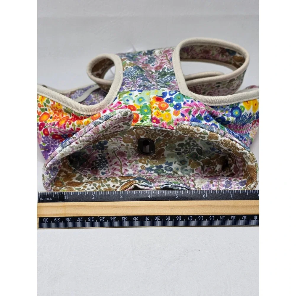 Kurt Geiger London Recycled Dog Coat Floral Multi Color Eagle Head Small New